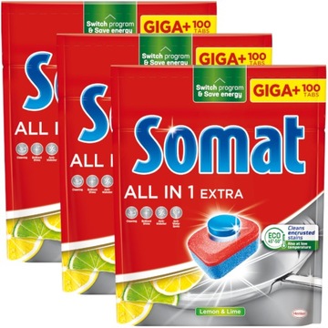 Kapsułki do zmywarki Somat All in 1 Lemon 300 szt
