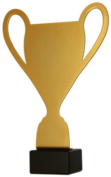 Statuetka Figurka Złoty Puchar dla Zwycięzców - GRAWER GRATIS 21cm