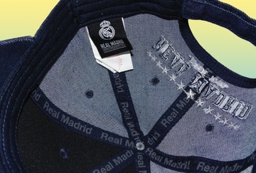 КЕПКА МУЖСКАЯ BASHER REAL MADRID, СИНИЙ ДЕНИМ