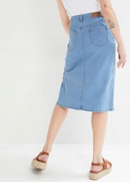 42 ДЖИНСОВАЯ ЮБКА, СЛОТ Bonprix