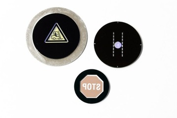 Стекло ГОБО - 23 х 37 мм - Внимание! Горизонтальное транспортное оборудование