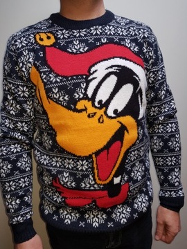 SWETER MĘSKI ŚWIĄTECZNY LOONEY TUNES XL + reserved