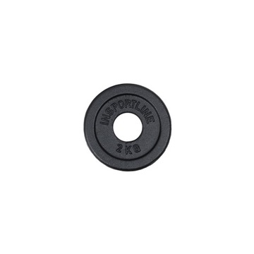 Żeliwne obciążenie talerz do sztangi 50mm OL 2 kg
