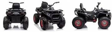 АККУМУЛЯТОР QUAD ATV 4X4 КОЖА МЯГКИЕ КОЛЕСА EVA ПОДСВЕТКИ ЗВУК ДИСТАНЦИОННЫЙ 2.4G