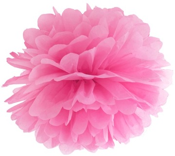 POMPONY BIBUŁOWE DEKORACJA 35CM ŚLUB URODZINY-9274