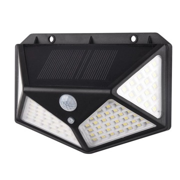 LAMPA SOLARNA 100LED Z CZUJNIKIEM RUCHU ZMIERZCHU