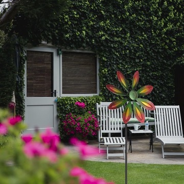 ВРАЩАЮЩАЯСЯ ЖЕЛЕЗНАЯ ВЕТРЯНАЯ МЕЛЬНИЦА ПОДАРОЧНЫЕ МЕТАЛЛИЧЕСКИЕ КОЛОКОЛЬЧИКИ