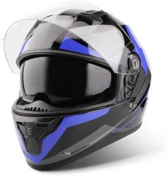 Kask Motocyklowy z Osłoną Przeciwsłoneczną Rozmiar M + Torba na Kask