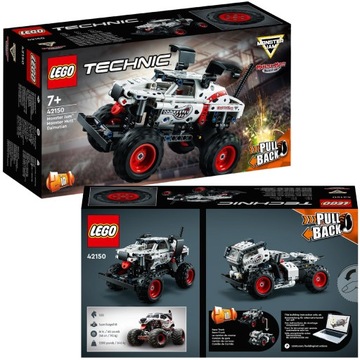 ZABAWKA LEGO TECHNIC 2W1 MONSTER JAM SAMOCHODY DLA CHŁOPCA 7, 8, 9 LATKA+