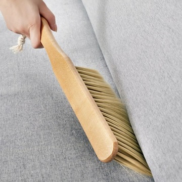 Щетка для пыли с деревянной ручкой, 2 шт., с мягкой щетиной