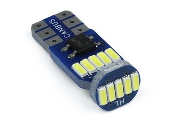 Светодиодная лампа W5W 15 SMD 4014 Стабилизатор CANBUS