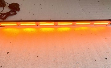 Оранжевая светодиодная контрольная лампа 12-24В 88 см