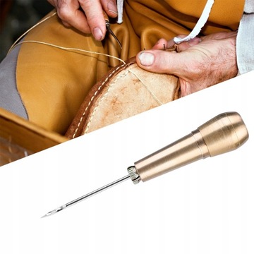 инструмент для шитья кожи с изогнутой иглой