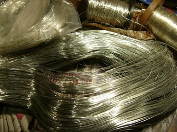 Проволока медная посеребренная Сребржанка 0,60 мм, 5 метров