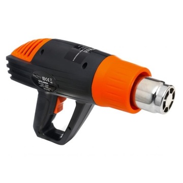 ЭЛЕКТРИЧЕСКАЯ ТЕПЛОВАЯ ПИСТОЛЕТКА 2000ВТ 4 ФОРСУНКИ 2 ШЕСТЕРНИ KD10390