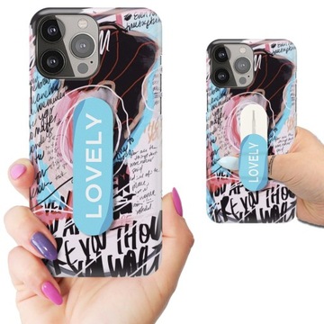 ETUI+UCHWYT do iPHONE 13 PRO MAX Pattern Mix Wzory
