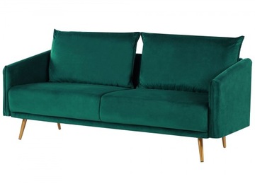 KANAPA SOFA TRZYOSOBOWA WELUROWA SKANDYNAWSKA