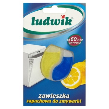 ZAWIESZKA ZAPACHOWA DO ZMYWARKI LUDWIK O ZAPACHU CYTRYNOWYM 1SZT