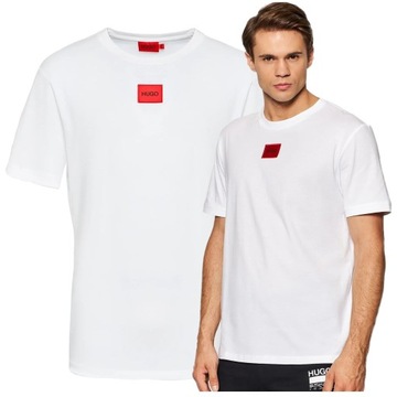 koszulka meska hugo boss classic tshirt logo biała