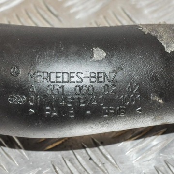 A6510900242 LEVÝ PŘÍVOD INTERCOOLER MERCEDES-BENZ C W204