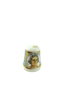 NAPARSTEK KOLUMB, PIĘKNY, CUDEŃKO, PORCELANOWY.