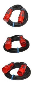 Удлинительный кабель питания 32A 5x6 15м OnPD H07RN-F GRIP