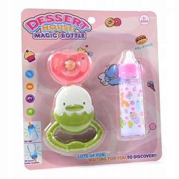 MAGICZNA BUTELKA DLA LALKI GRZECHOTKA SMOCZEK
