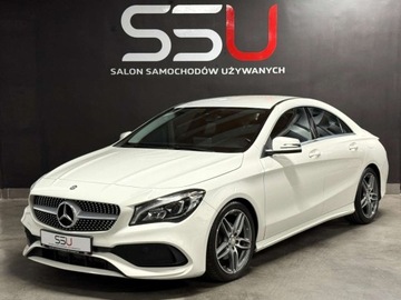 Mercedes CLA C117 Coupe Facelifting 1.6 200 156KM 2017 Mercedes-Benz CLA CLA200 AMG 156 KM Full LED CarPlay Salon PL Gwarancja SSU