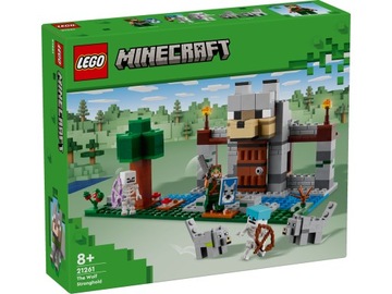 LEGO MINECRAFT 21261 Wilcza twierdza Zwierzęta 312 Elementów