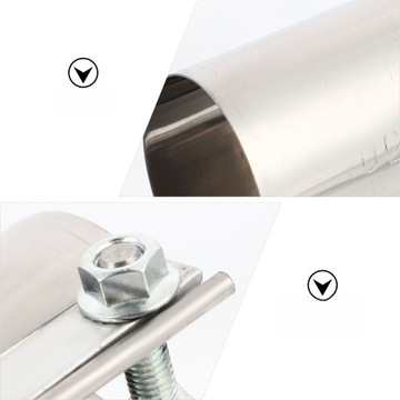 2 шт. УЗКАЯ ЛЕНТА ВЫХЛОПНОЙ ЛЕНТЫ УПЛОТНИТЕЛЬНЫЕ ЗАЖИМЫ ГЛУШИТЕЛЬ ЗАЖИМЫ ВЫХЛОПНОГО РАЗЪЕМА