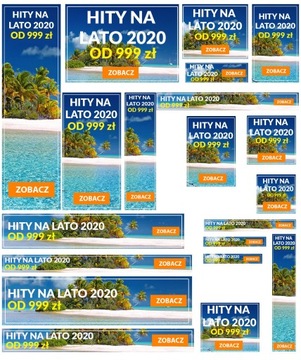 Google Ads Рекламные ГРАФИЧЕСКИЕ БАННЕРЫ 20 шт.+PSD