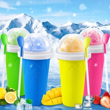 Чашка для приготовления мороженого Граниты Сорбеты Slushy Frozen цвета коктейлей
