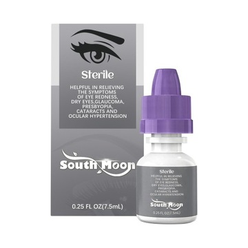 Krople do oczu łagodzą zaczerwienienie oczu, suchość oczu i niewyraźne widzenie 7,5 ml