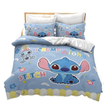 KOMPLET POŚCIELI 3D 160x200 STICH Wzór 3CZ.