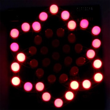 Kwiat 43 LED Efekt świetlny 9 animacji DIY KIT