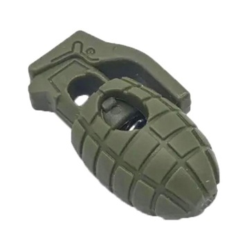 Camo - ściągacz stoper GRANAT oliwkowy zielony 2szt