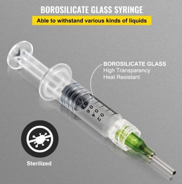 боросиликатное стекло, шприц 1 мл, миллилитр, стекло 1 миллилитр