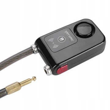 Велосипедный замок, тросовый замок, С СИГНАЛИЗАЦИЯМИ, 80 см