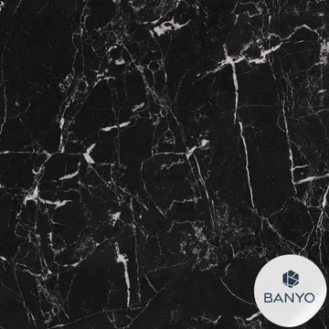 CERRAD LA MANIA MARMO MOROCCO BLACK 80 X 80 CM PŁYTKA GRESOWA MATOWA CZARNA
