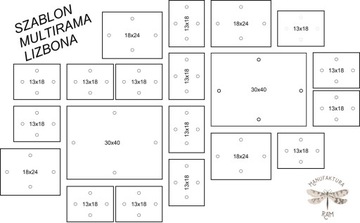 Мультирама Лиссабон Набор коричневых фоторамок