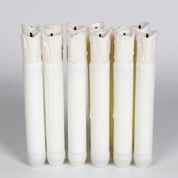 6 . Светодиодная беспламенная коническая свеча диаметром 155 мм