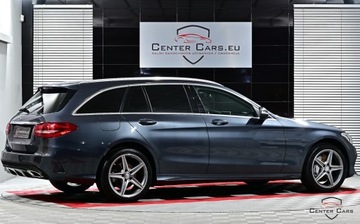 Mercedes Klasa C W205 Kombi 180 156KM 2014 Mercedes-Benz Klasa C 180 AMG FullLED Navi Skora El.Fot. Dynamic Black As, zdjęcie 14