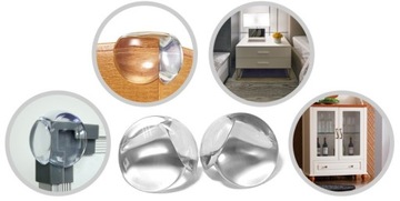 Защитный угловой чехол Мебельные уголки круглые 8 шт.