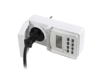 ВНЕШНИЙ ТАЙМЕР ТАЙМЕРНЫЙ ПЕРЕКЛЮЧАТЕЛЬ ЖК-ПРОГРАММАТОР 3600 Вт MACLEAN MCE08