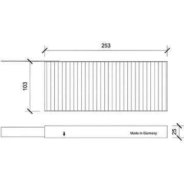 DIEDERICHS DCI0225S FILTR VENTILACE PROSTORU SPOLUJEZDCE