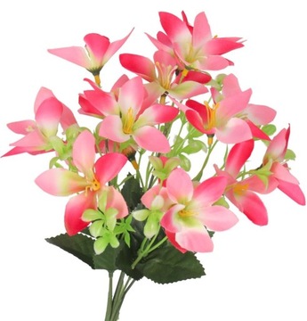 SZTUCZNE KWIATY ROŚLINY BUKIET LILIE GAŁĄZKI