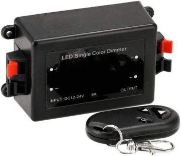 Светодиодный РЧ-контроллер Dimmer с моно-дистанционным управлением для светодиодной полосы 12-24 В