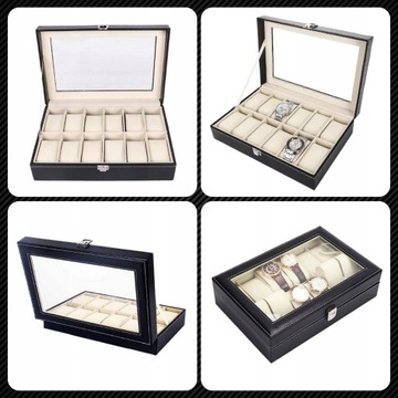 КОРОБКА-ОРГАНИЗАТОР ДЛЯ ЧАСОВ 12 шт.