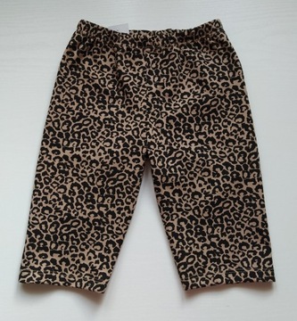 Legginsy getry krótkie Aipi panterka r.128