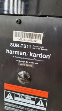 АКТИВНЫЙ САБВУФЕР HARMAN/KARDON SUB-TS11 200W ЧЕРНЫЙ В ХОРОШЕМ СОСТОЯНИИ GWR